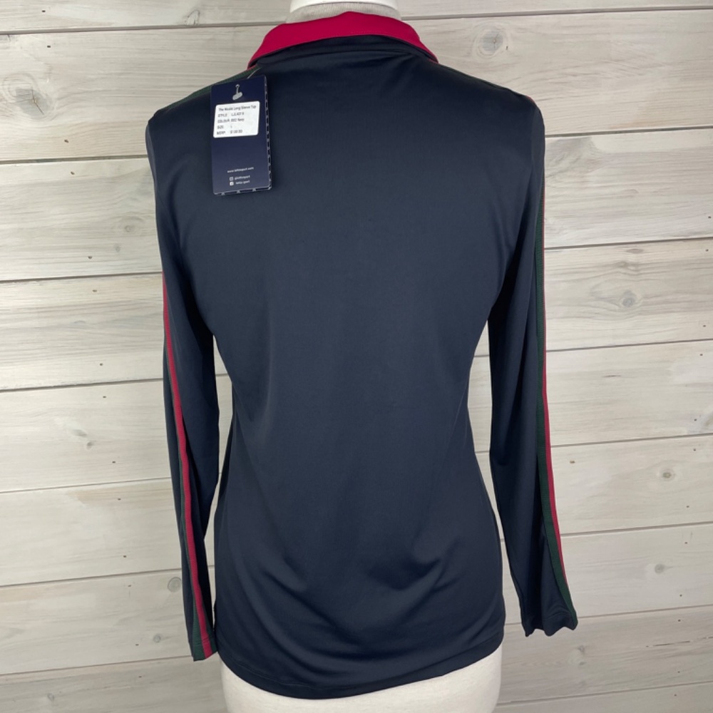 Women's Lohla Sport The Nicole Navy Athletic Top - NWT - Picture 3 of 5